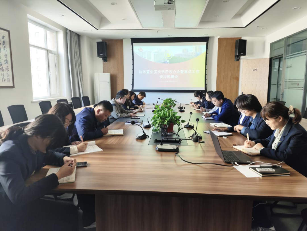 <b>節(jié)后收心強部署 狠抓落實不放松——錦華置業(yè)公司召開節(jié)后收心會暨重點工作</b>